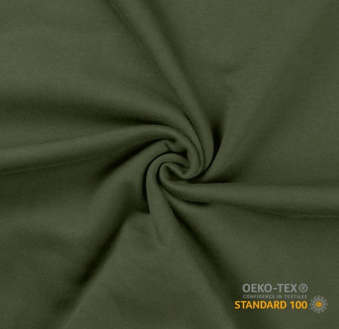 French Terry - army grøn