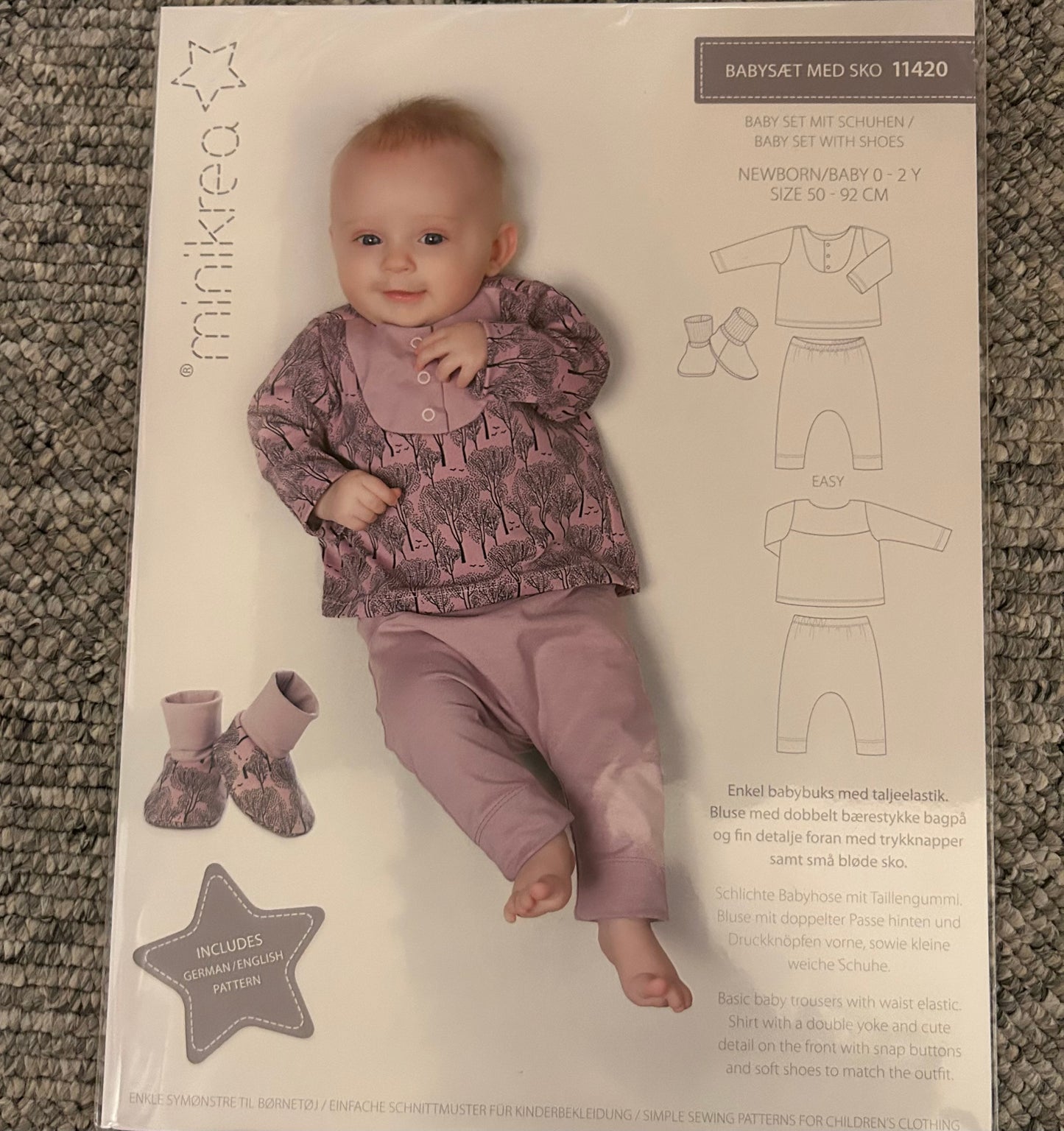 Minikrea Babysæt med sko 11420
