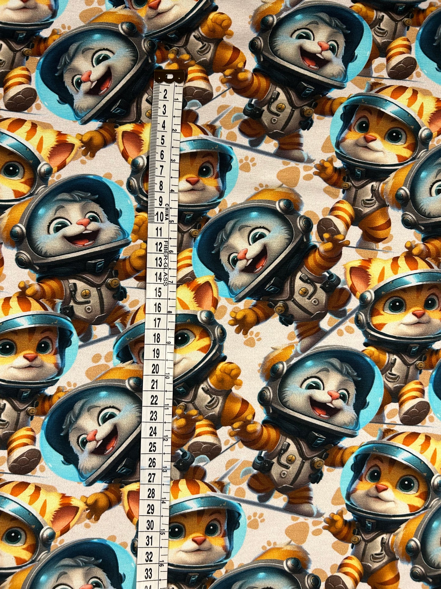 Astronaut katte - Bomuldsjersey