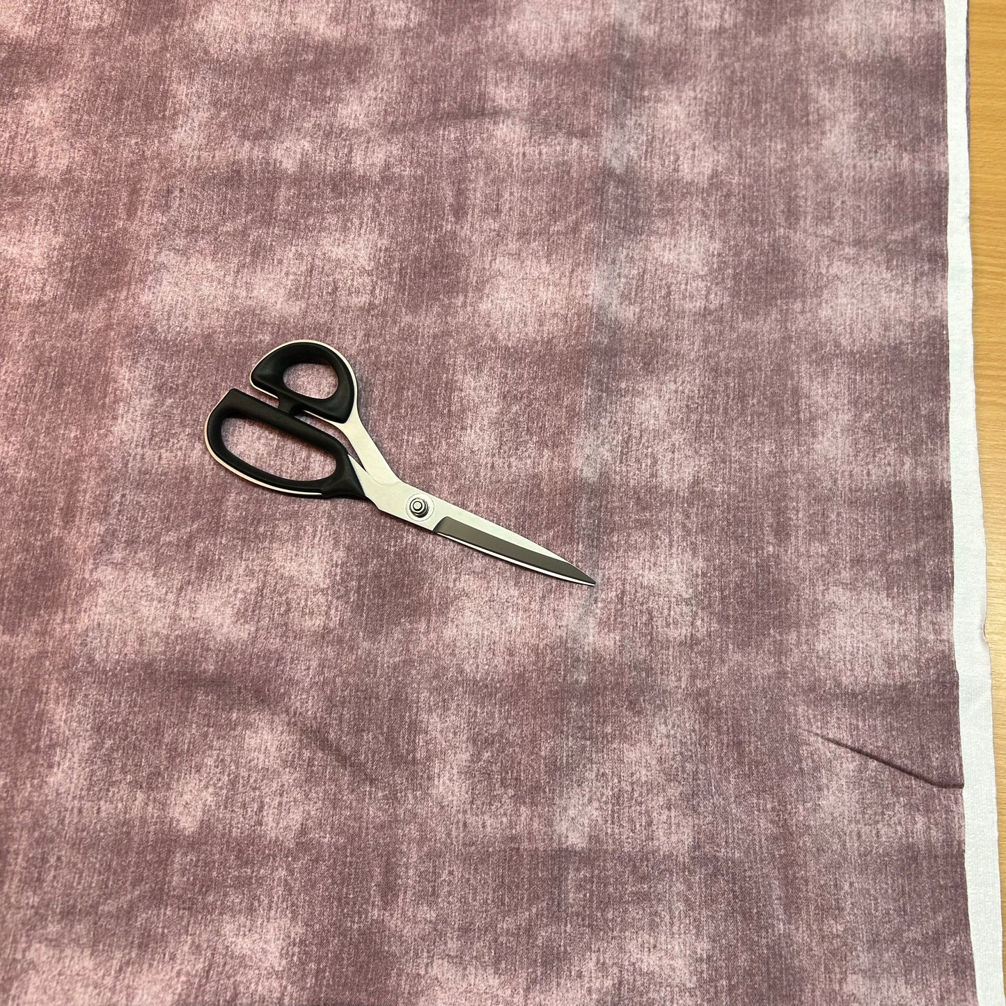 French Terry - Jeans Look støvet rød (Mauve)