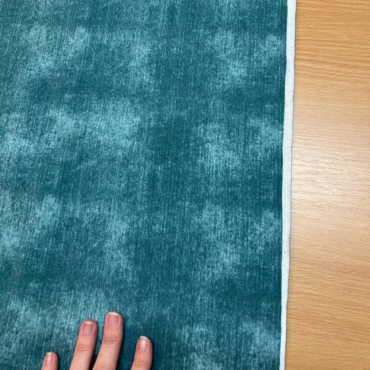 French Terry - Jeans Look grøn