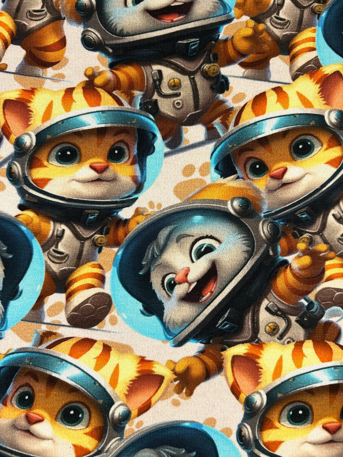 Astronaut katte - Bomuldsjersey