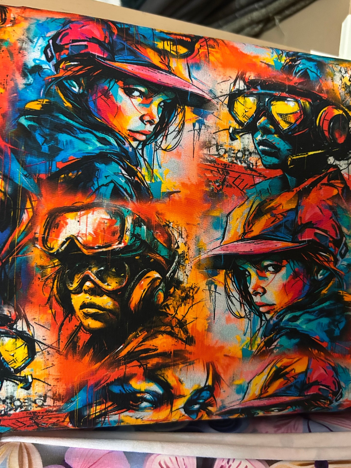 Graffiti damer - French Terry