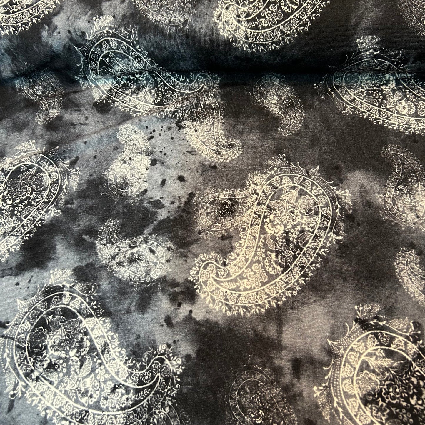 Paisley mønster - Vinterjersey med viskose