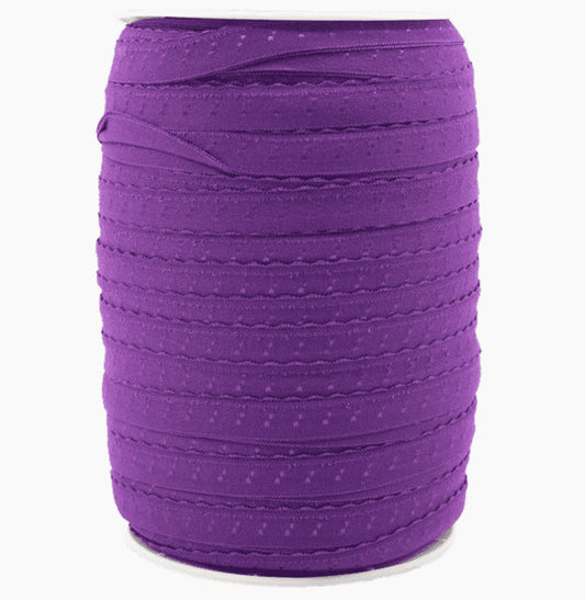 Elastisk foldeelastik med tunge - Lilla