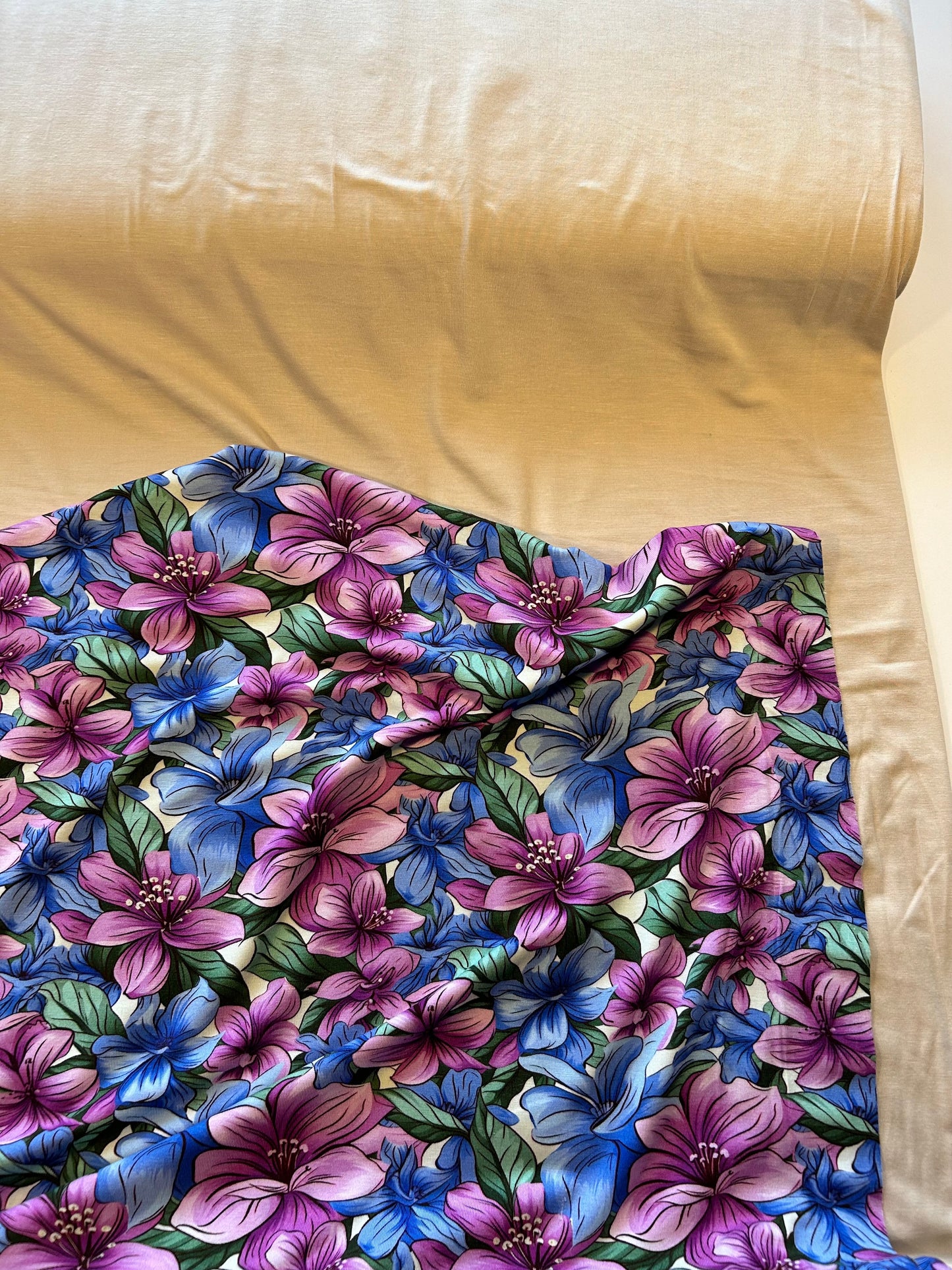 Blomster i pastel farver - Bambus