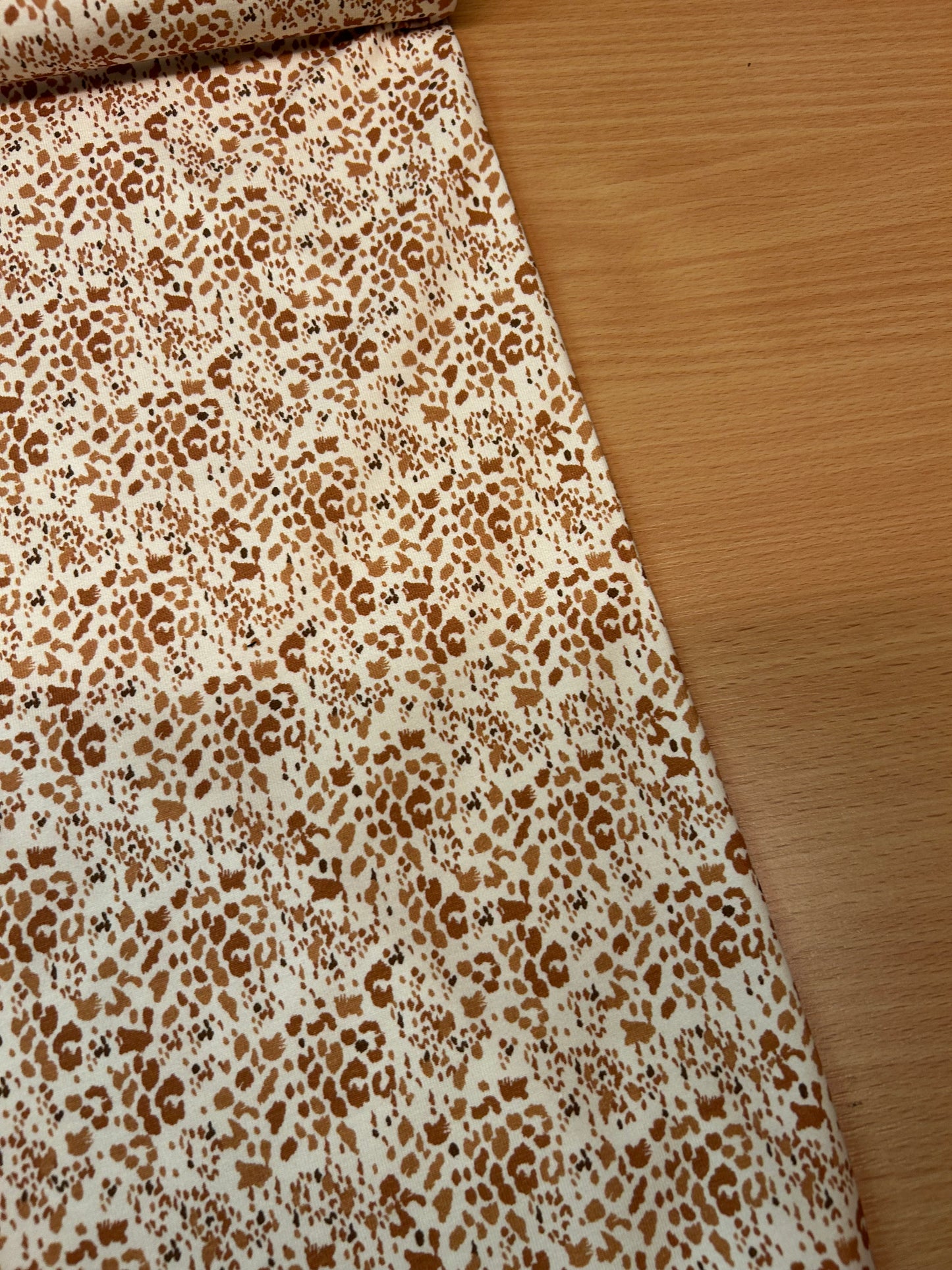 Mini leopard print - Bomuldsjersey