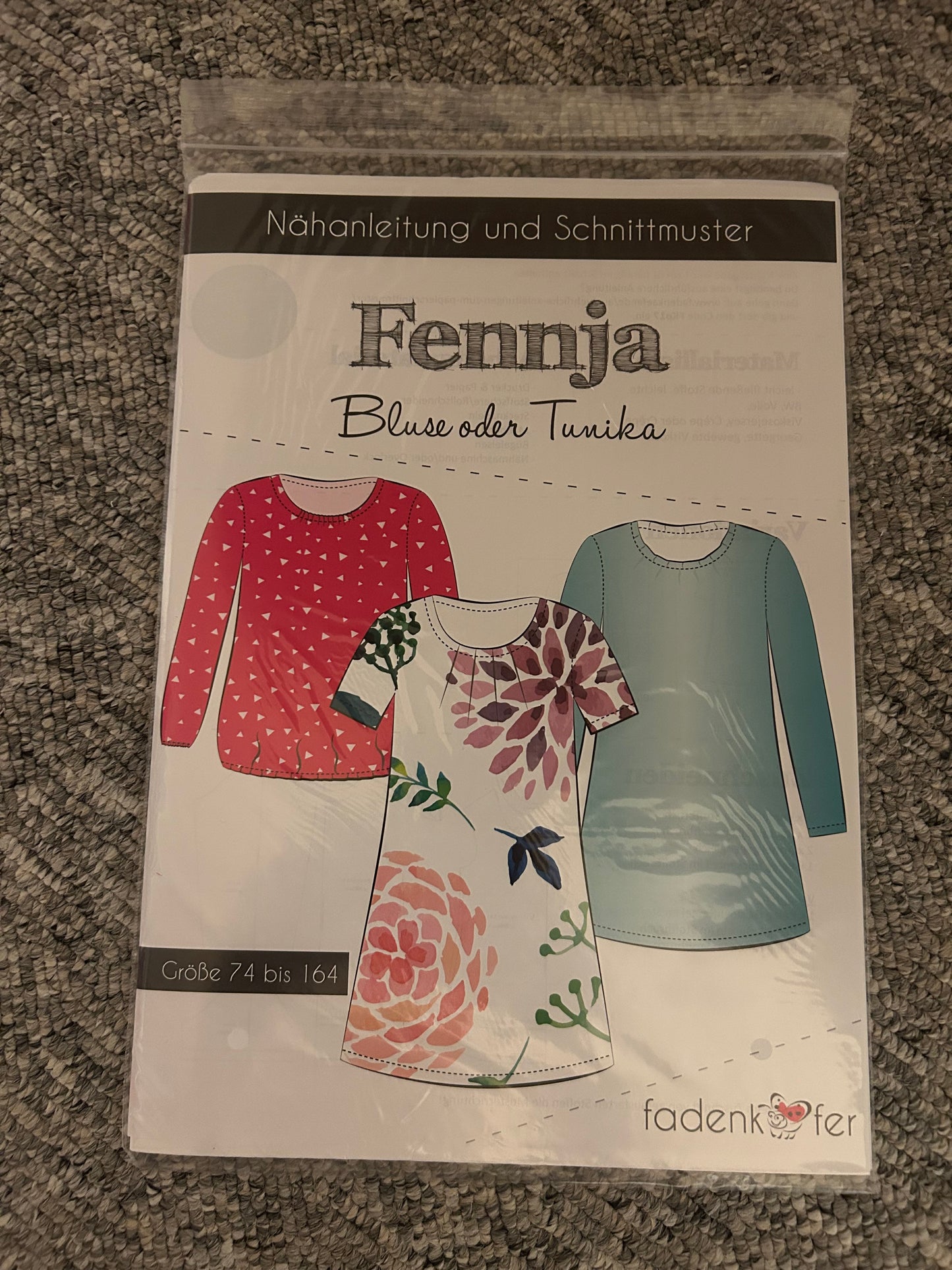 Fennja Bluse oder Tunika Kinder - Fadenkäfer
