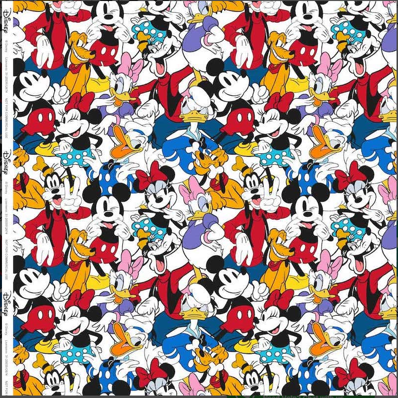 Disney - Bomuldsjersey (Licensprint)