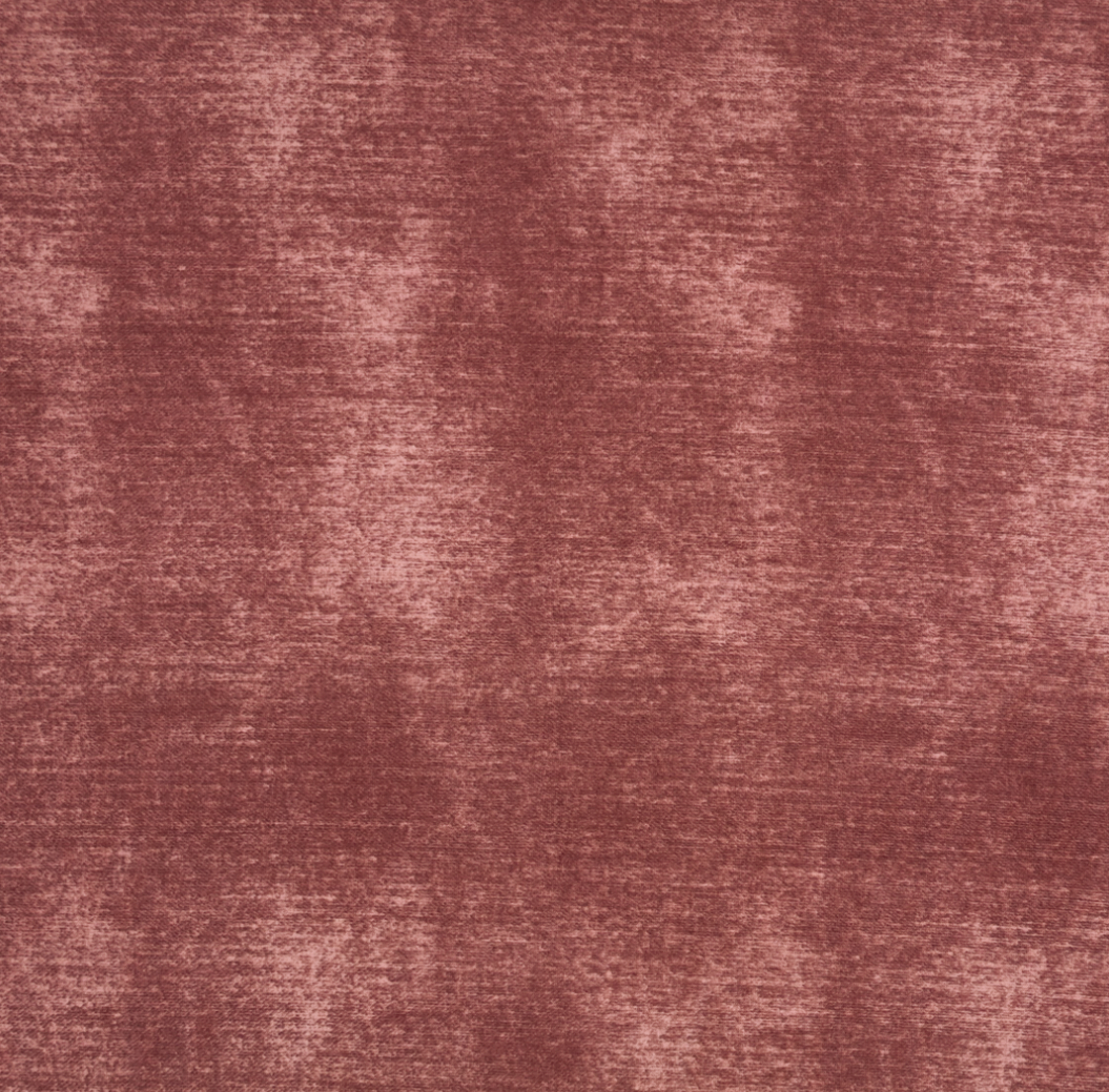 French Terry - Jeans Look Bordeaux rød