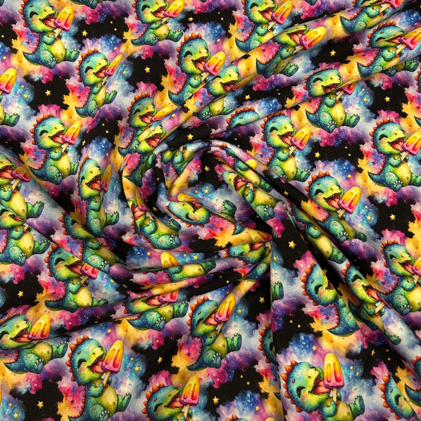 Sommer dino med is - French Terry