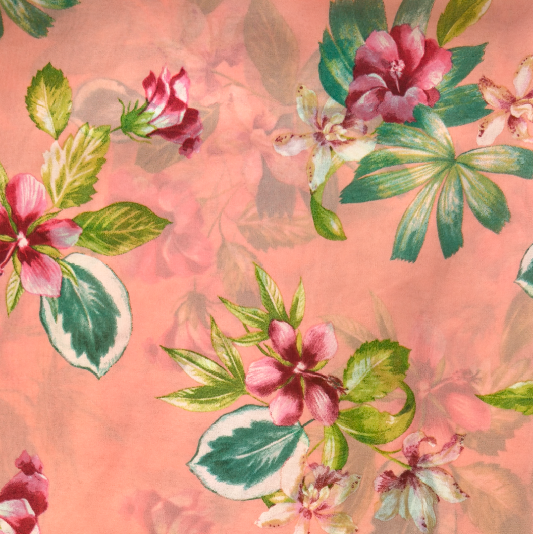 Hawaii blomster - Polyester