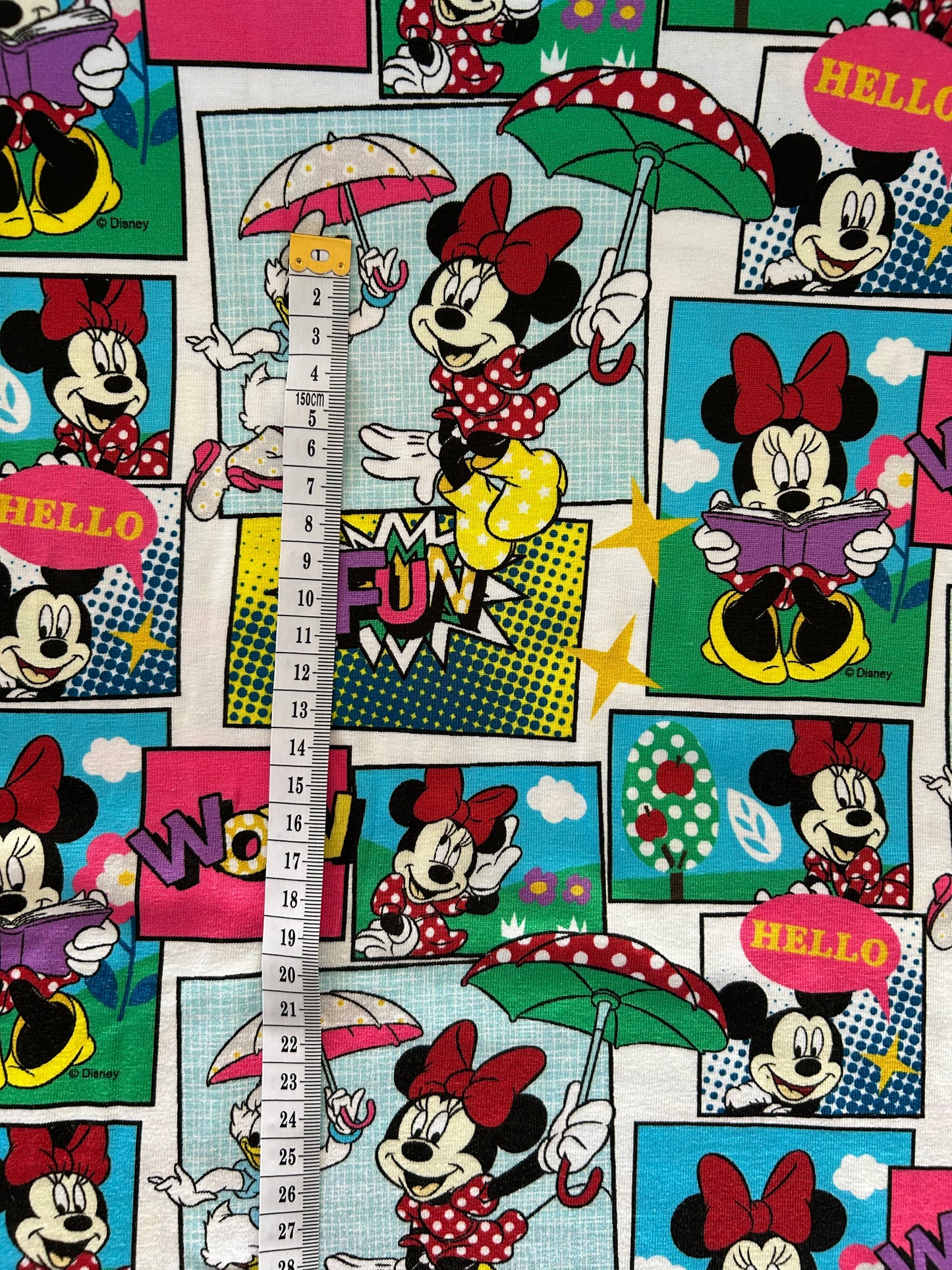 Minnie og Andersine  - Bomuldsjersey (Licensprint)