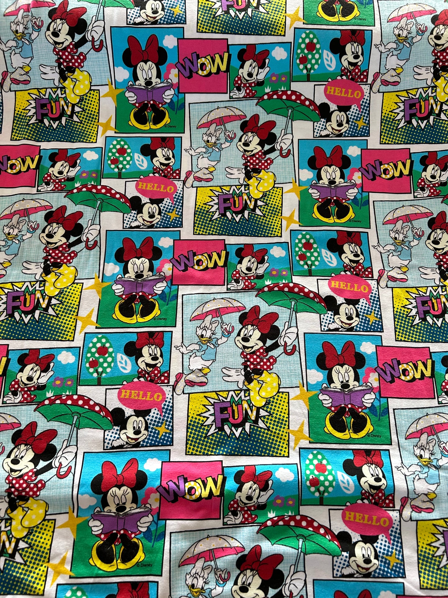 Minnie og Andersine  - Bomuldsjersey (Licensprint)