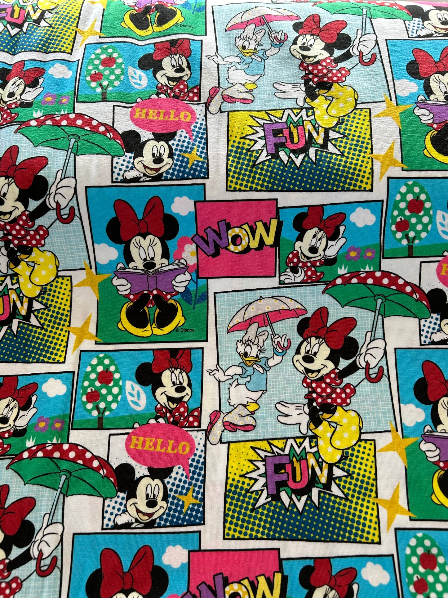 Minnie og Andersine  - Bomuldsjersey (Licensprint)