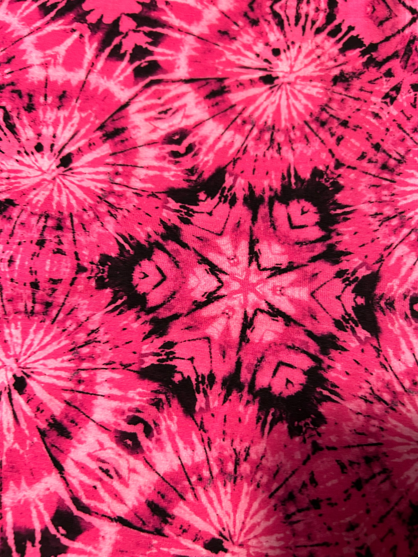 Pink kalejdoskop mønster - Bomuldsjersey