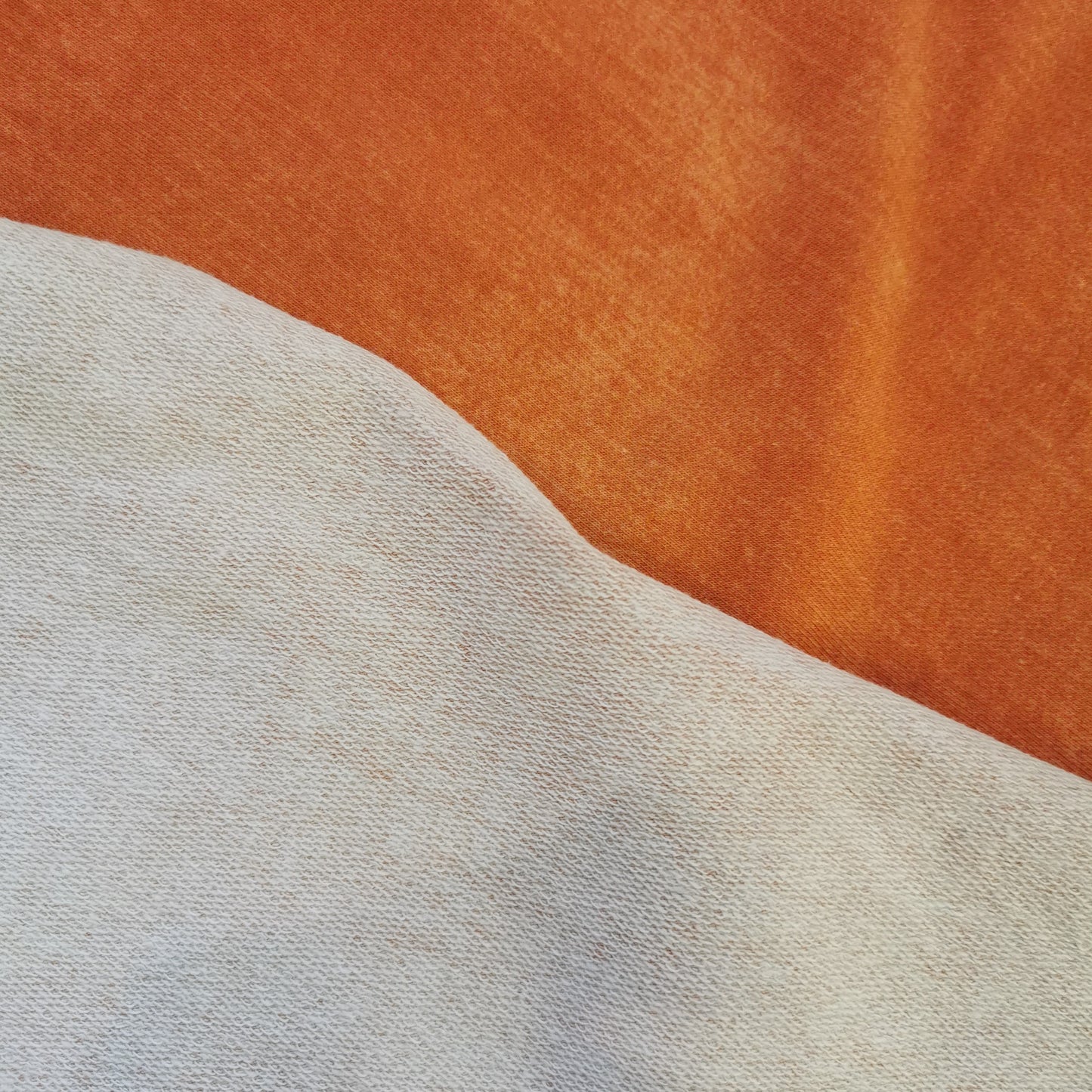 French Terry - Jeans Look Abrikos