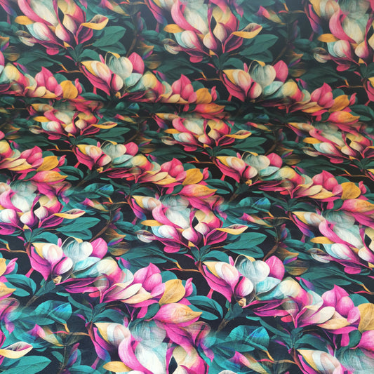 Magnolia akvarel - Bomuldsjersey