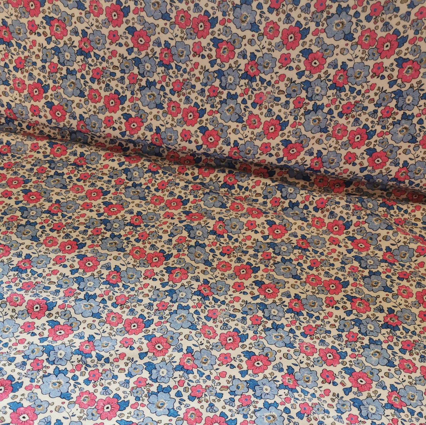 Små søde blomster - Bomuldsjersey