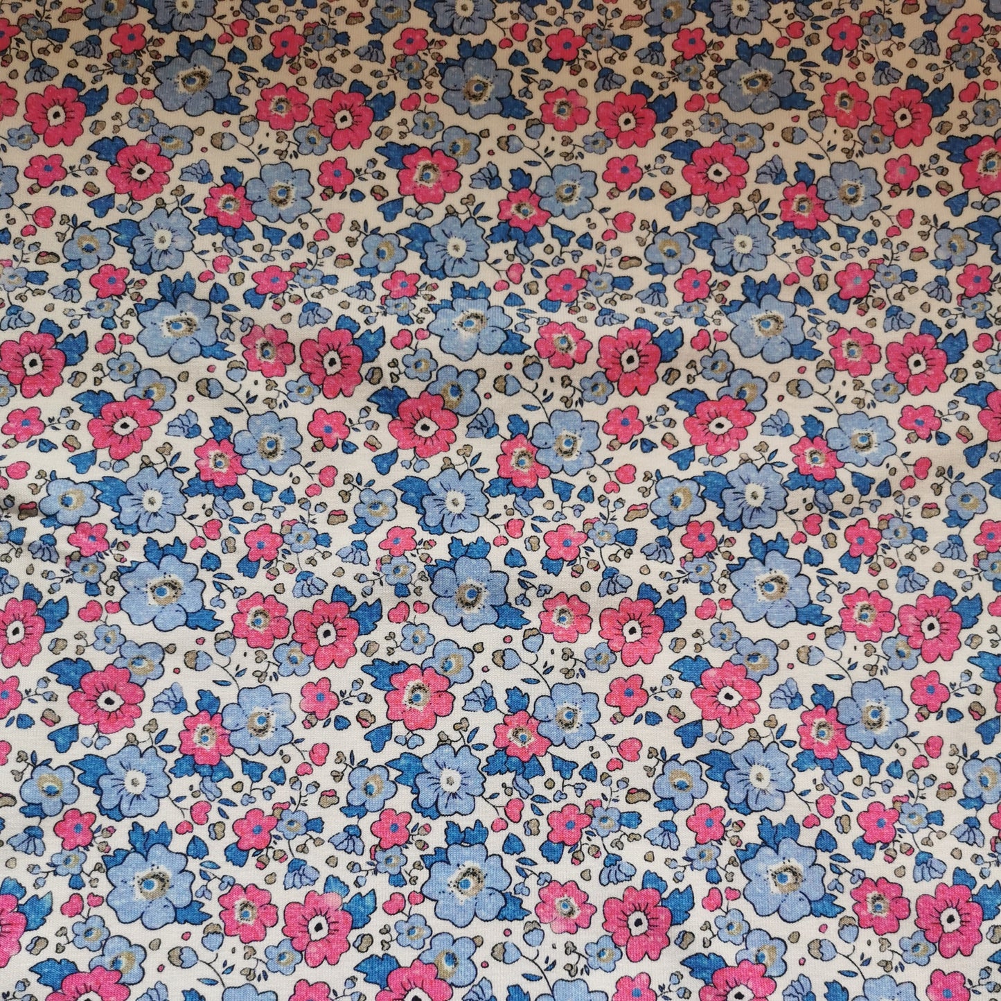 Små søde blomster - Bomuldsjersey