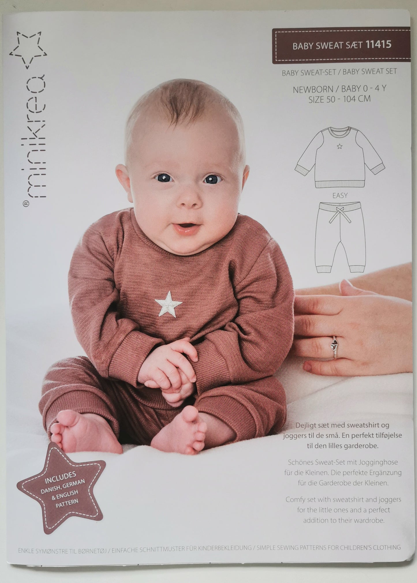 Minikrea Baby Sweat sæt 11415