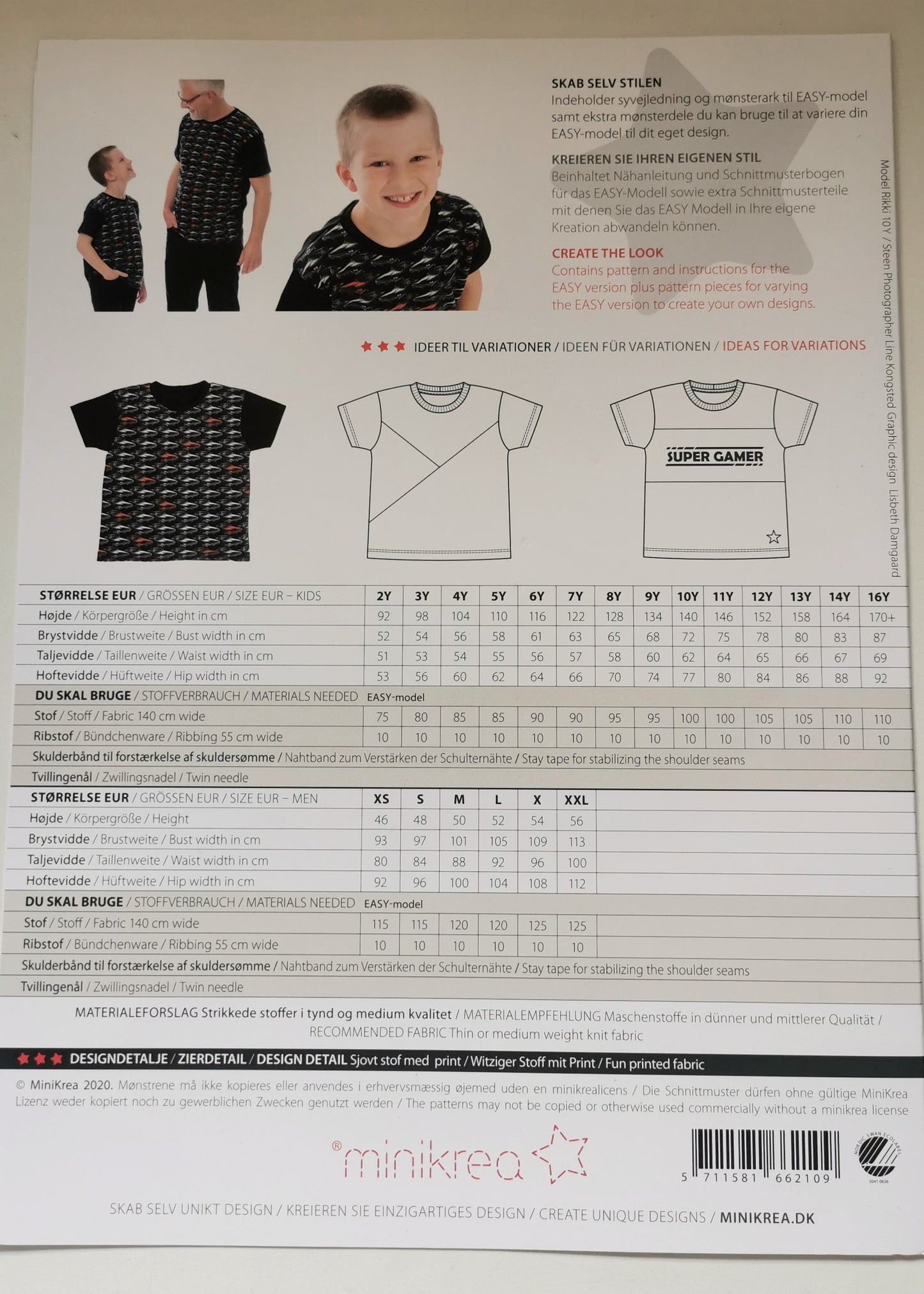 Minikrea Klassisk T-Shirt 66210