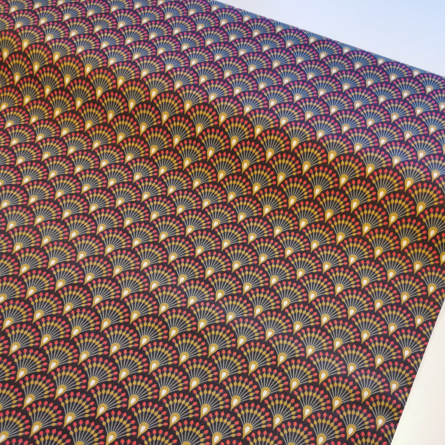 Vifte print - 100% bomuld