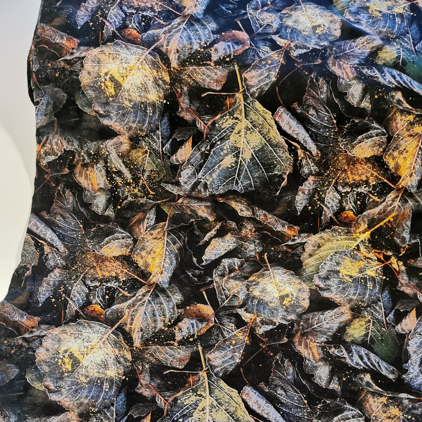 Efterårsblade - Bomuldsjersey