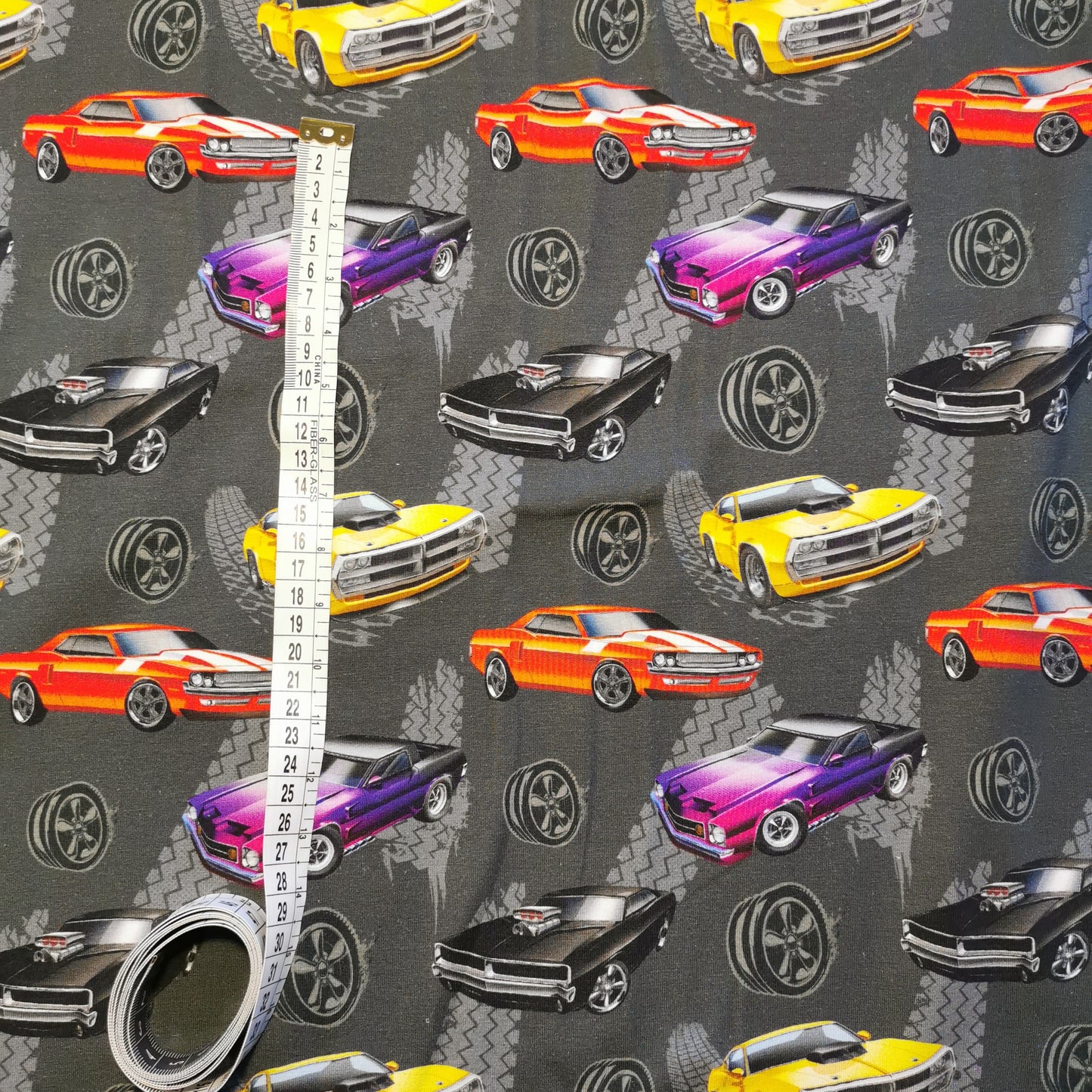 Fast & Furious biler - Bomuldsjersey (Licensprint)