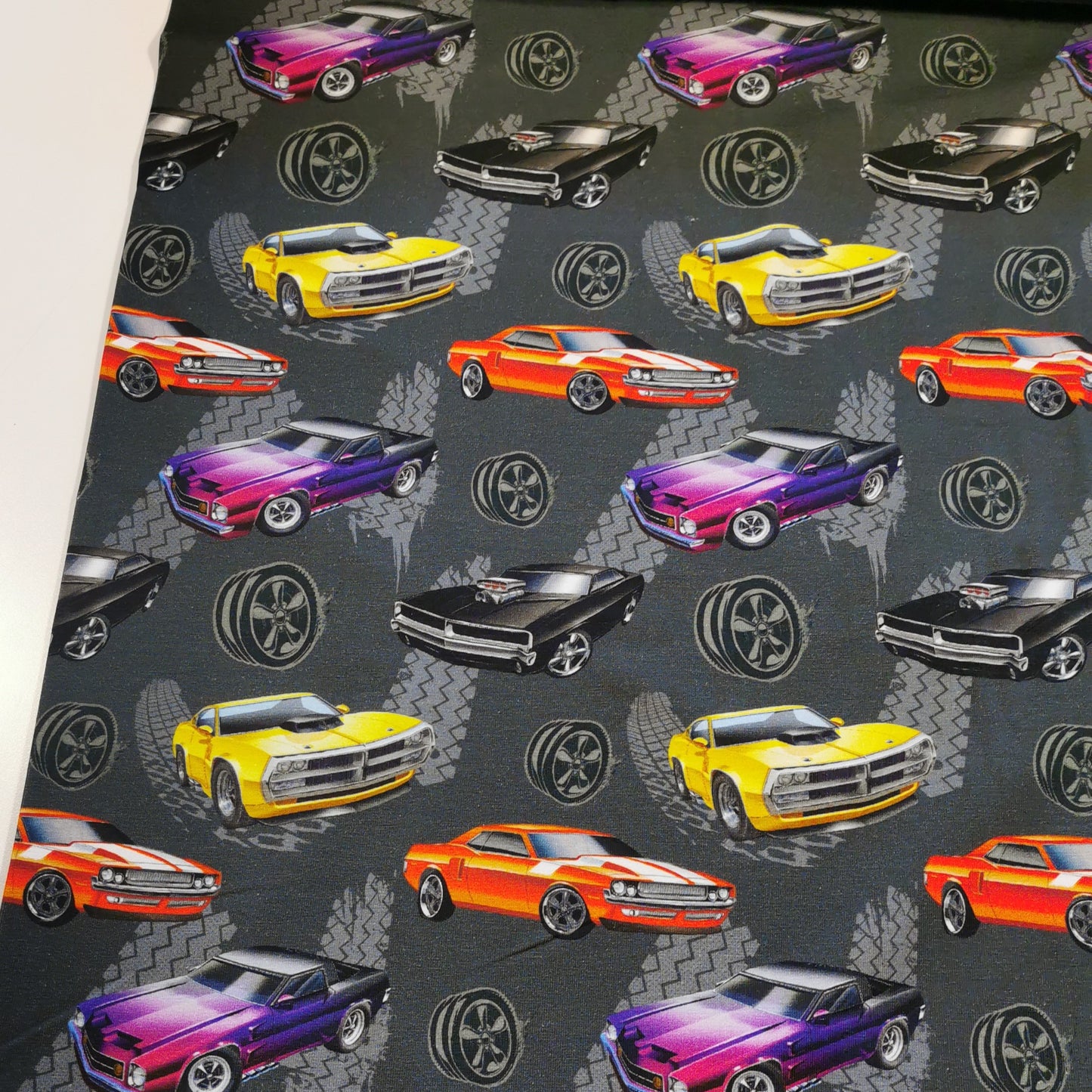 Fast & Furious biler - Bomuldsjersey (Licensprint)