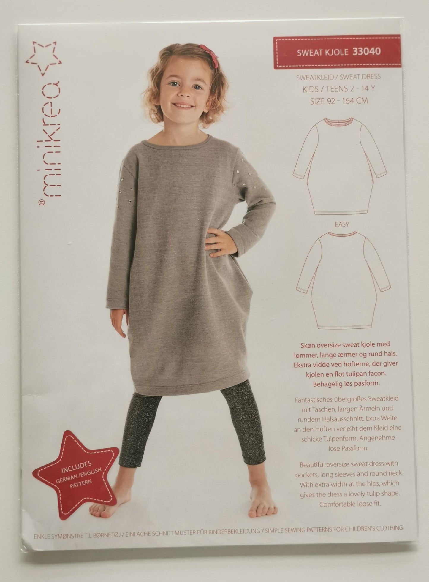 Minikrea Sweat Kjole 33040