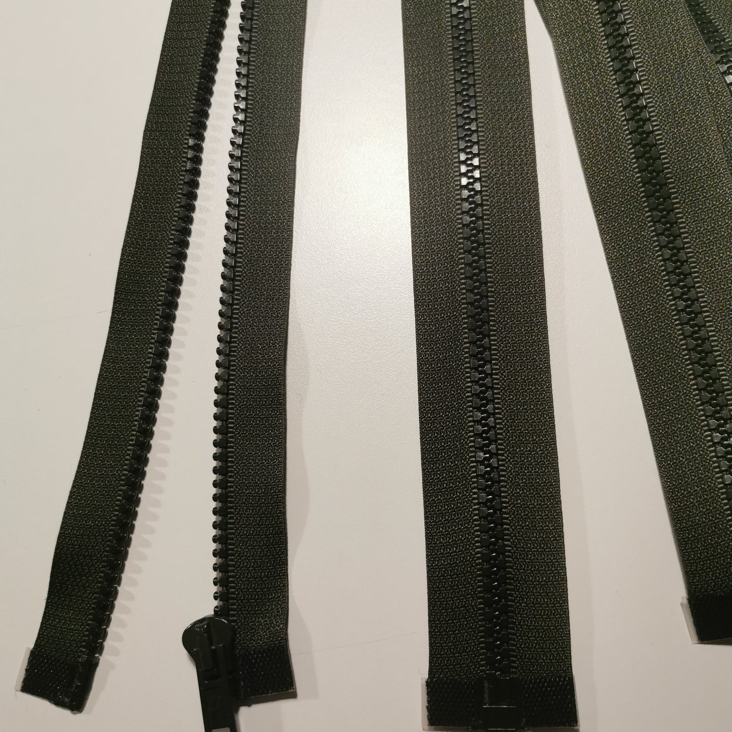 Delbar lynlås 6mm 30 cm Grøn