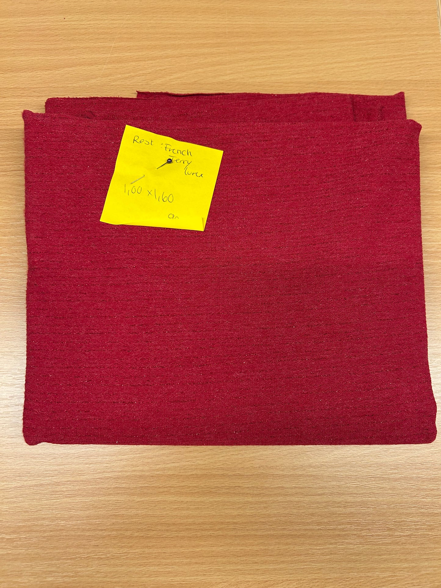Rest - French terry med lurex tråd
