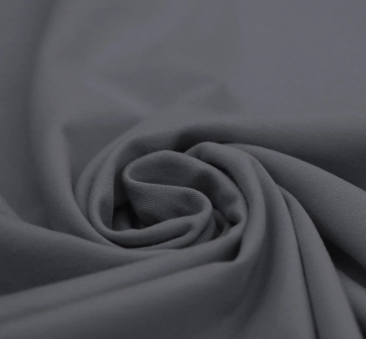 Mørkegrå - Bomuldsjersey