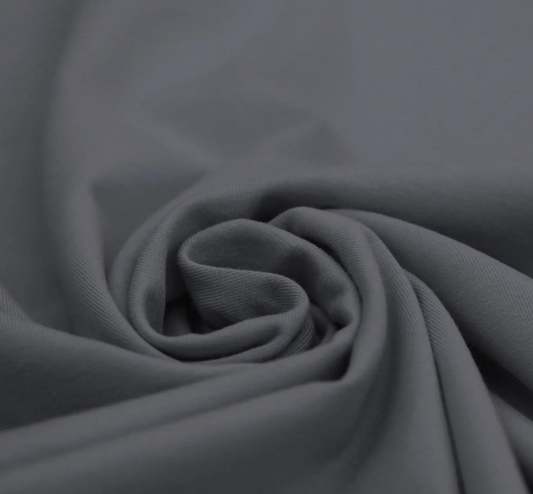 Mørkegrå - Bomuldsjersey