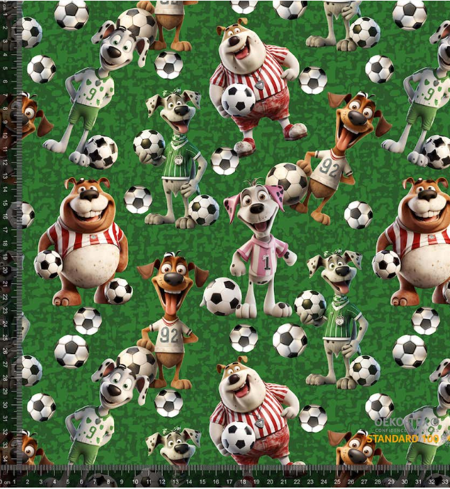 Fodbold Hunde - Bomuldsjersey