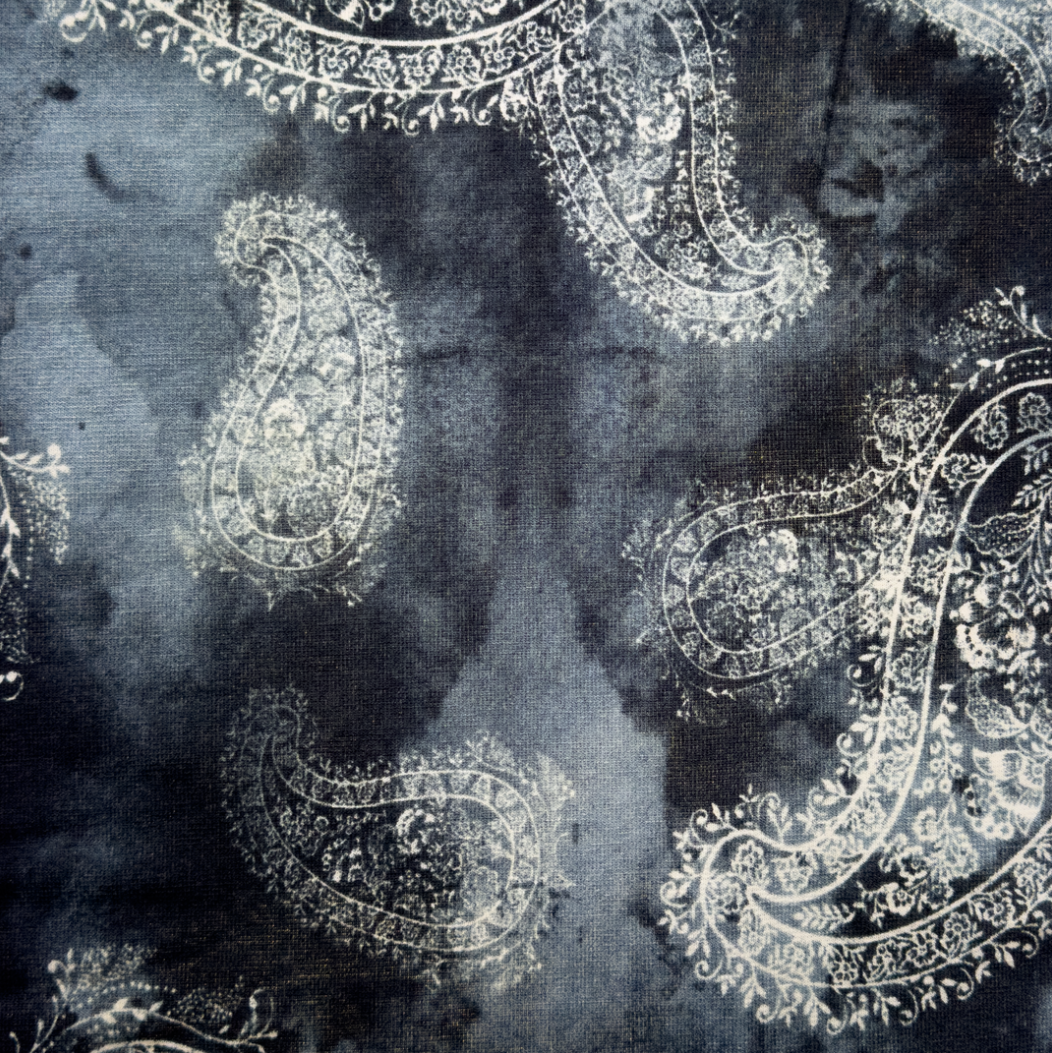 Paisley mønster - Vinterjersey med viskose