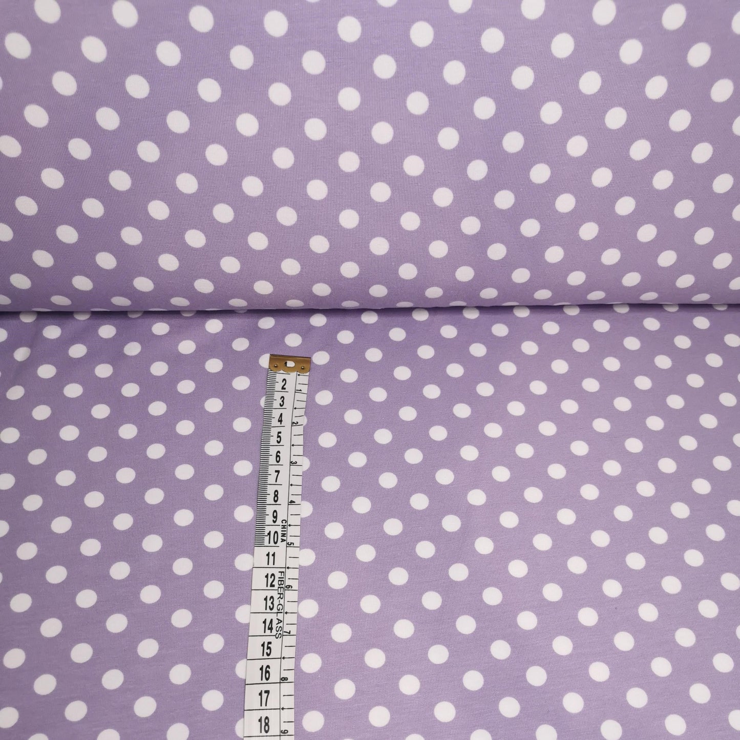 Stor prik - Pastel Lilla - Bomuldsjersey