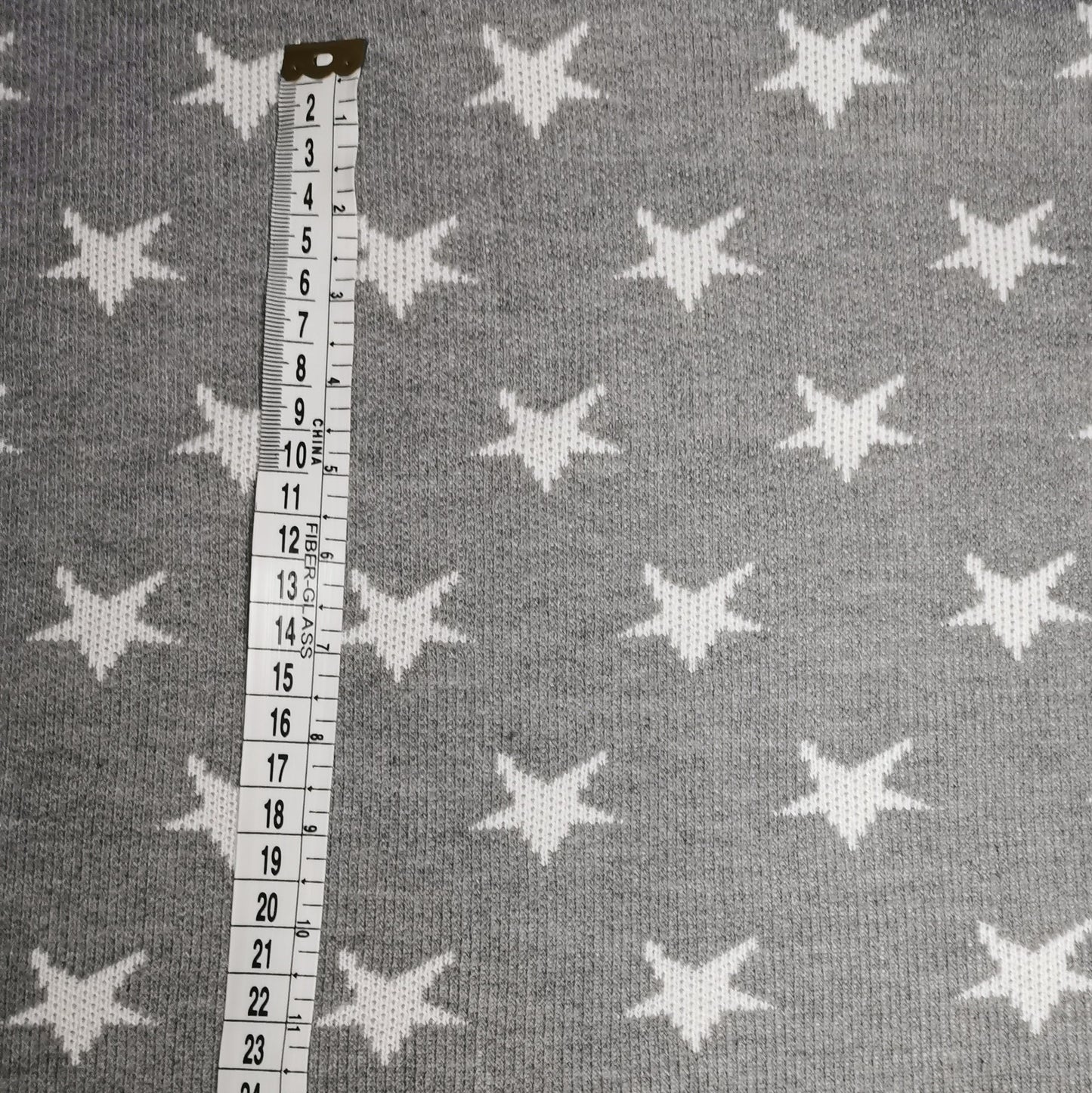 Stjerner Grå - Jacquard
