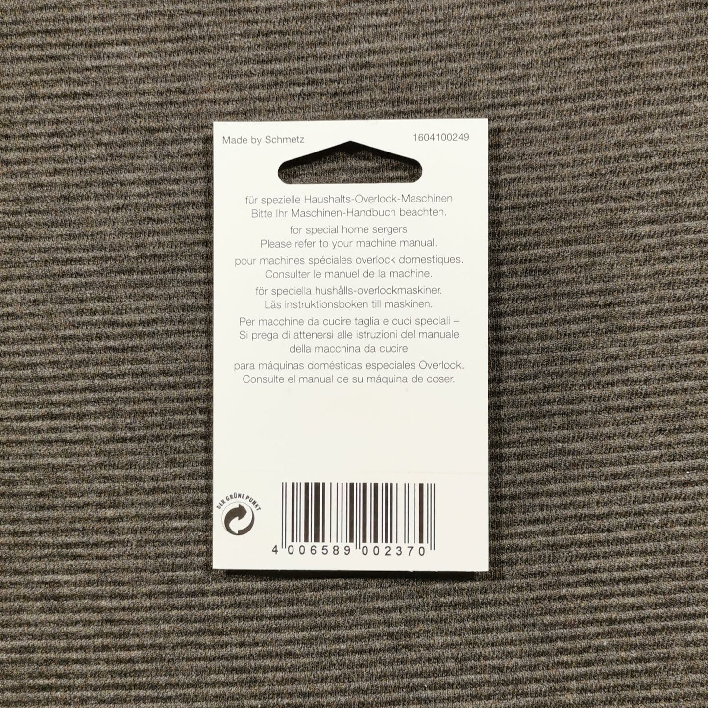 Overlock Serger nåle - EL x 705 CF fra Schmetz