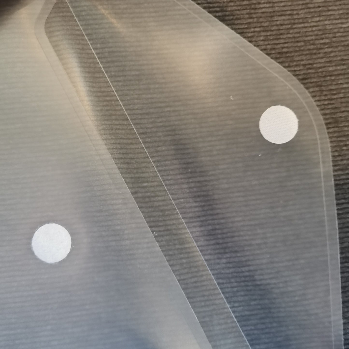 A4 Plastlomme med velcro luk