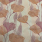 Lilla og beige blomster - Bomuldsjersey