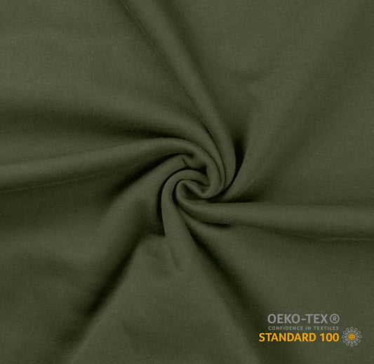 French Terry - army grøn