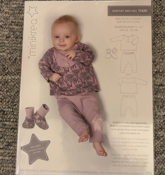 Minikrea Babysæt med sko 11420