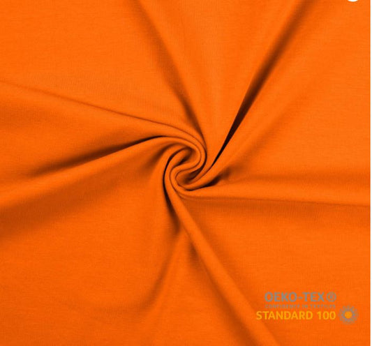 Orange - Bomuldsjersey