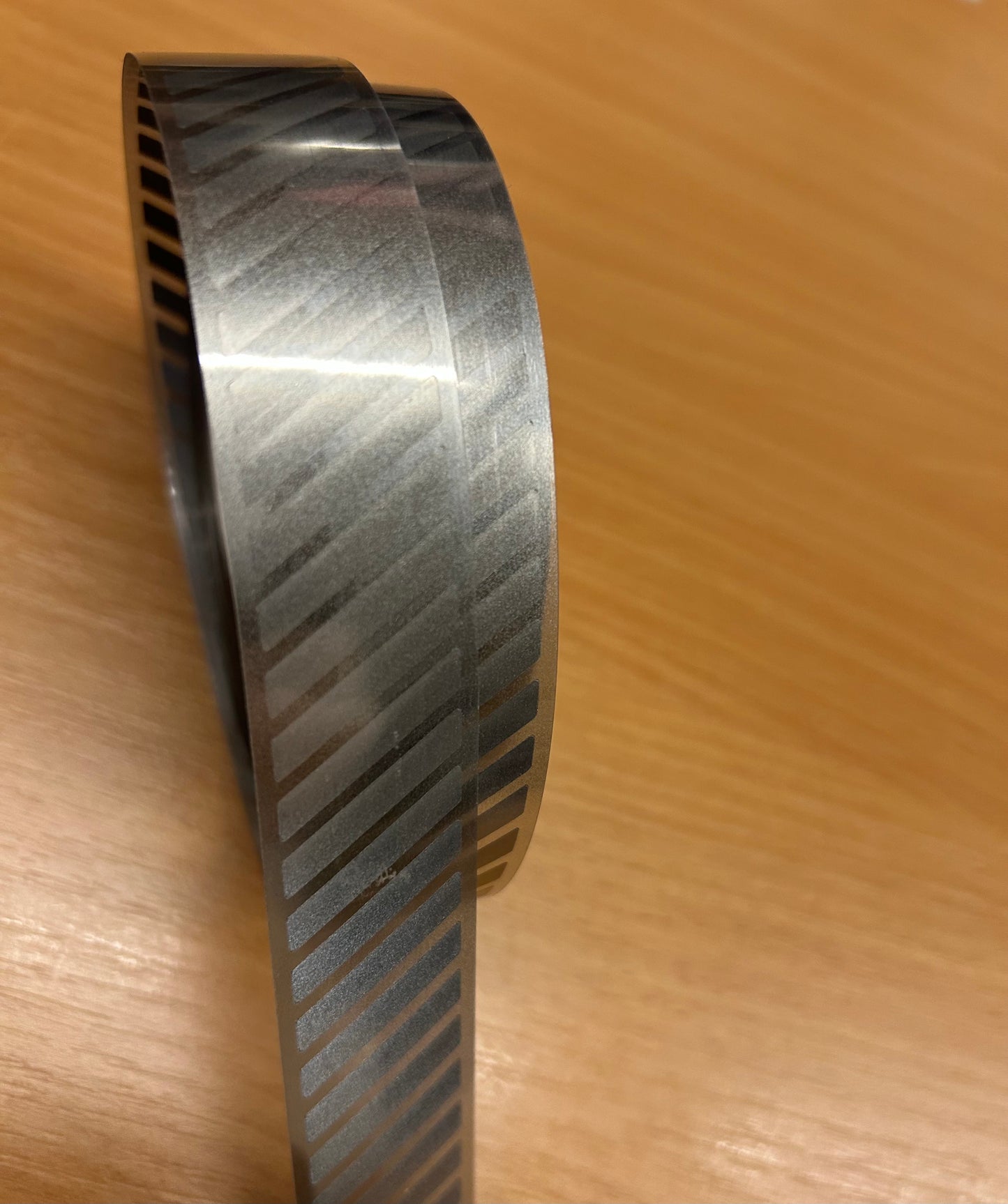 Stribet refleks strygemærke 20 mm