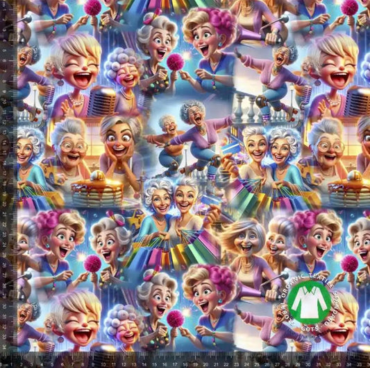 Festlige damer - Bomuldsjersey