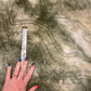 Tie Dye bølger (Batik) i grønne og beige nuancer - 100% Polyester