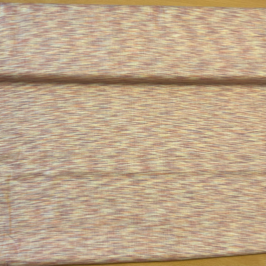 Zigzag mønster i lyserøde og beige toner - 100% bomuld