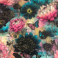 Blomster og sommerfugle - Bomuldsjersey